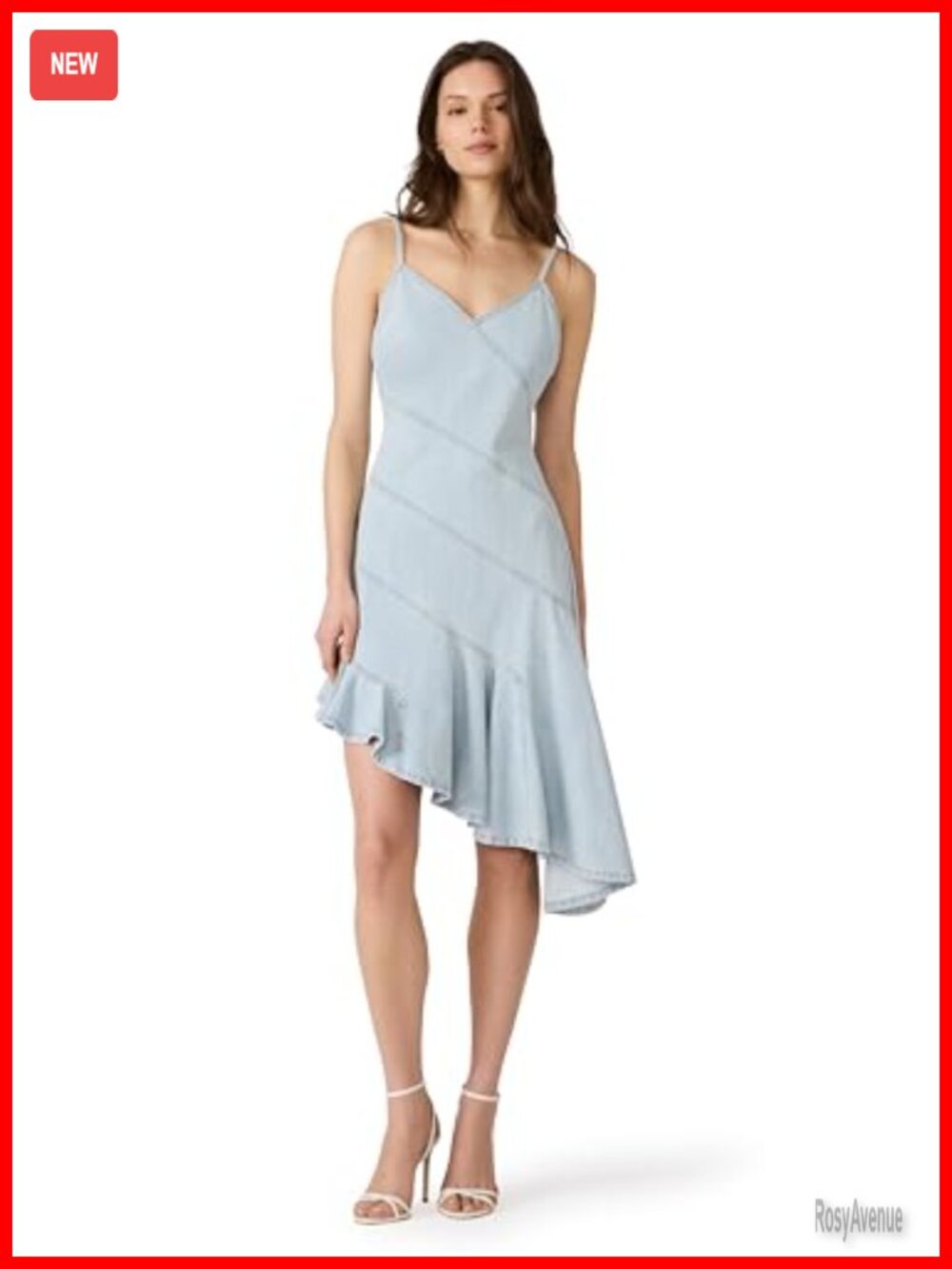 Steve Madden Ellis Dress Fit & Flare Halter Midi Sleeveless Casual